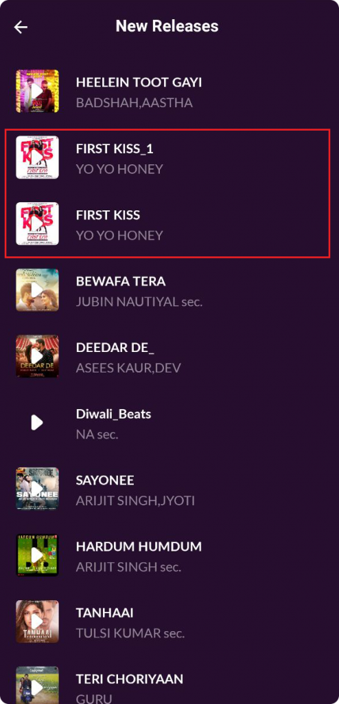 honeySinghFirstKiss