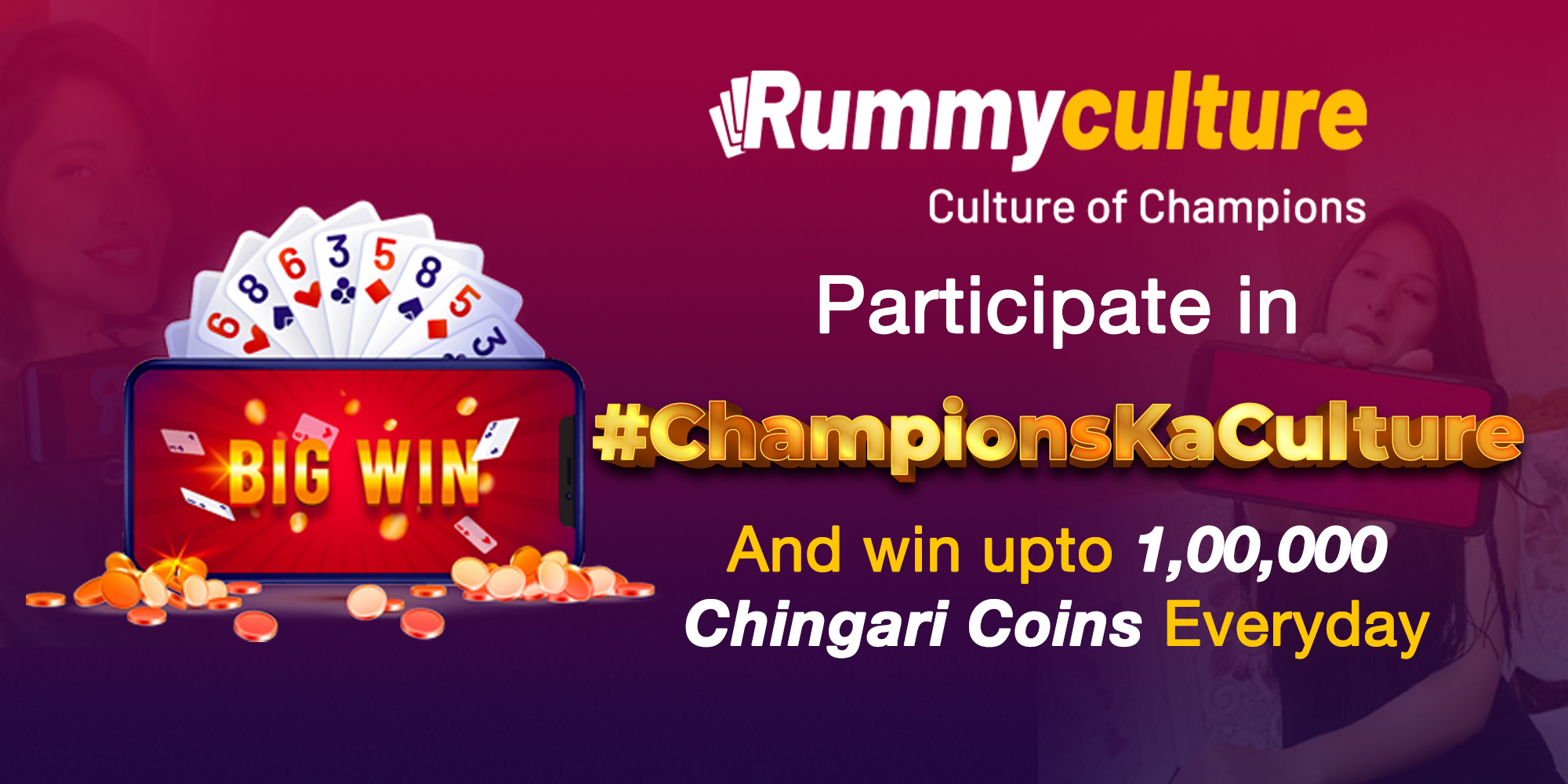 Participate in Championskaculture Rummy Culture