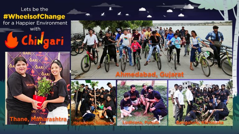 Chingari celebrates World Bicycle and Environment Day with its 150+ creators across India