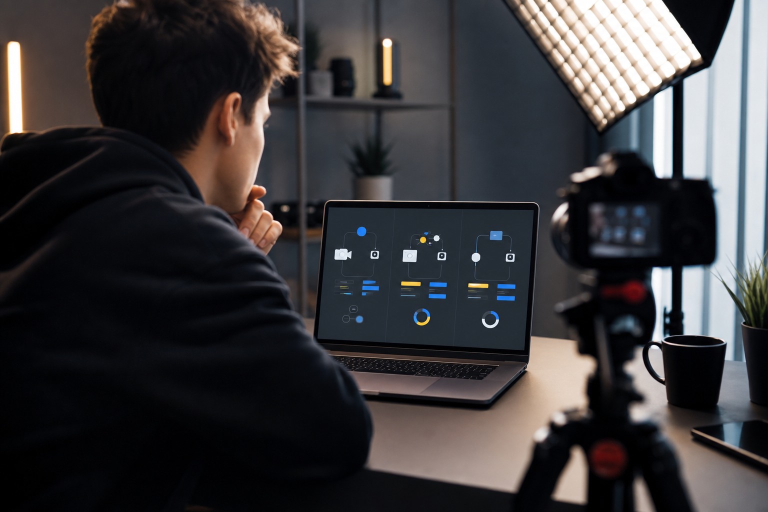 comparison chart of mobile vs desktop vs hybrid streaming setups