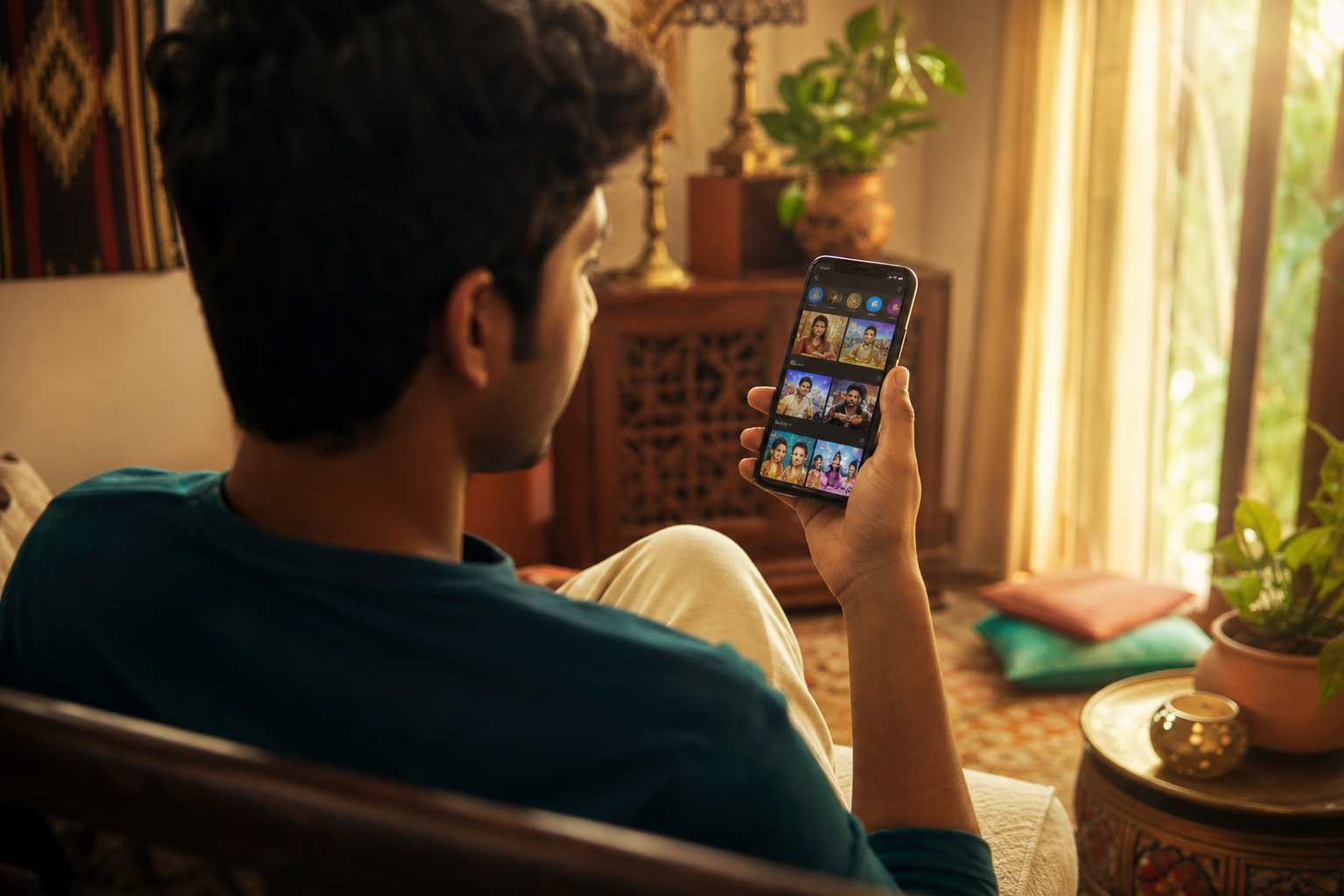 indian language video platform audience growth chart